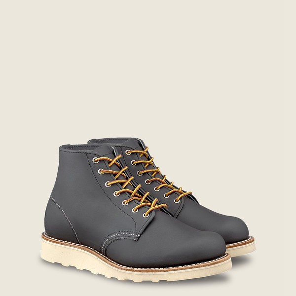 Red Wing Heritage Boots Grey - Womens 6-inch Round Toe - Short Bluff Leather - 6285-IWFRZ